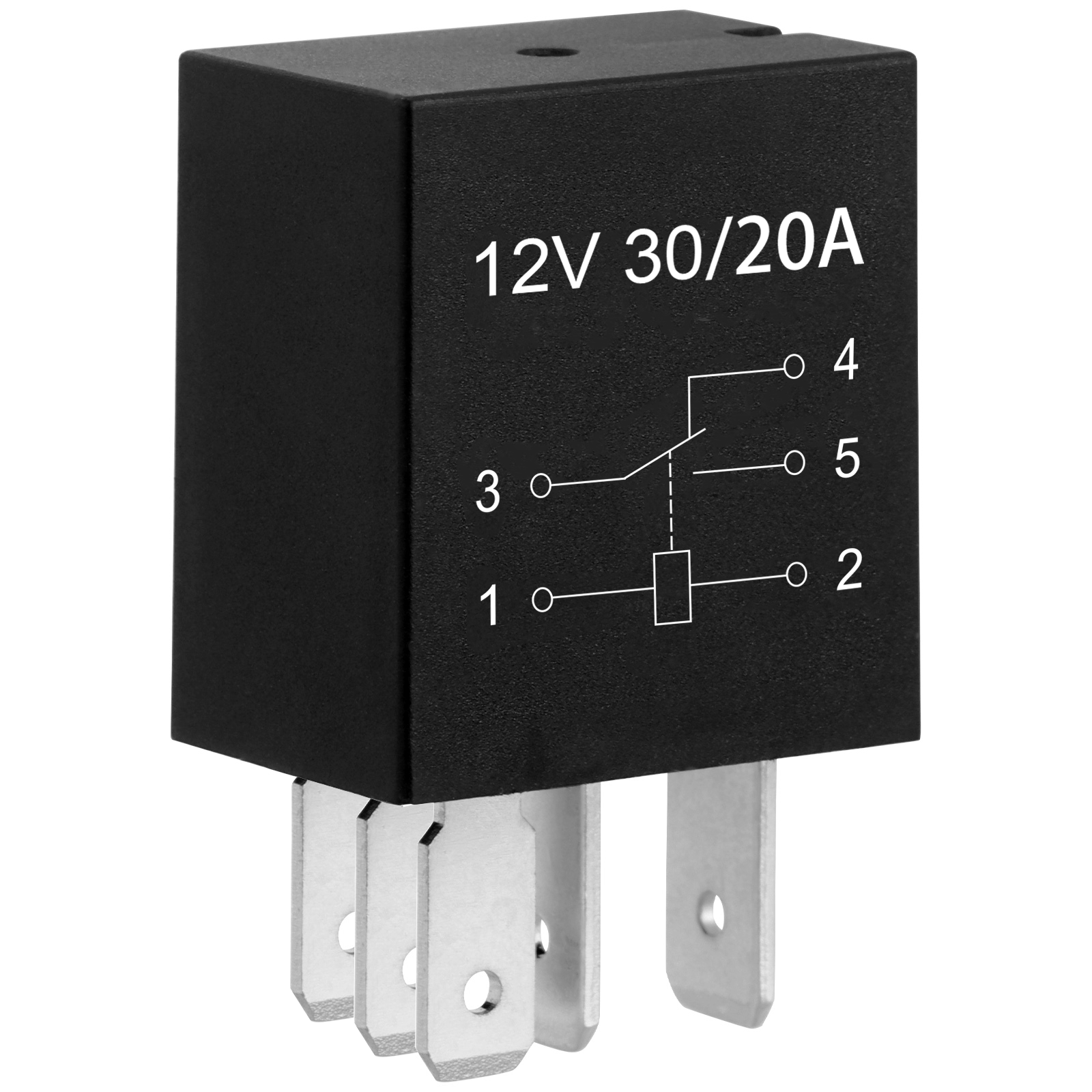 Weasch Heavy Duty Standard Relay, 12V 30A, SPDT 5Pin, Multi-Purpose Replacement Relay Automotive Relay-1