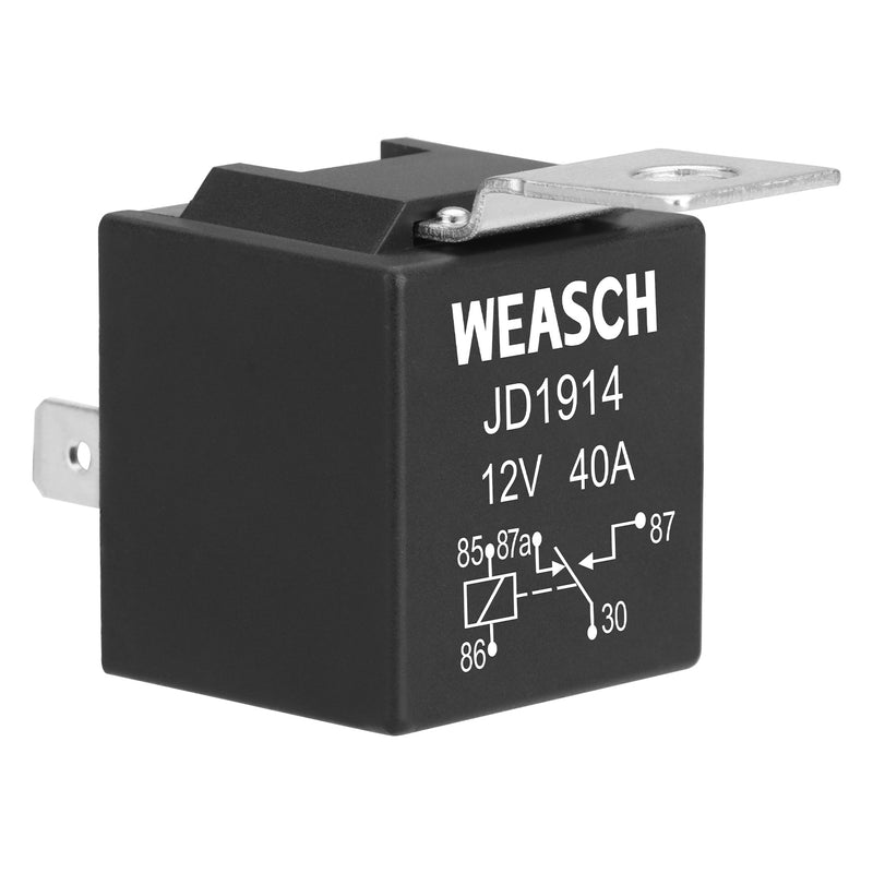 Weasch JD1914 Car Relay, 12V 40/30A, 5 Pin SPDT, Automotive Switches and Starters, Waterproof Relay for Boat Tractor Truck Motorcycle-7