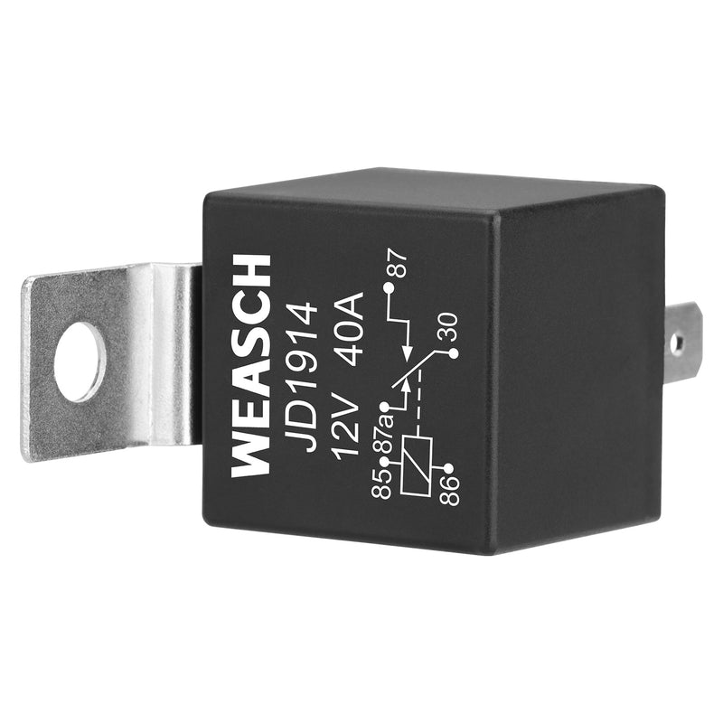 Weasch JD1914 Car Relay, 12V 40/30A, 5 Pin SPDT, Automotive Switches and Starters, Waterproof Relay for Boat Tractor Truck Motorcycle-8