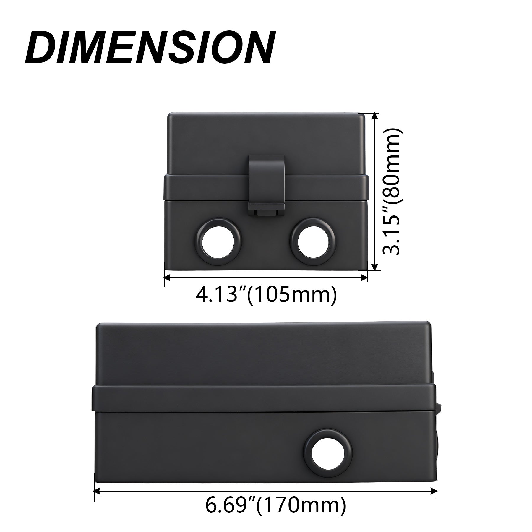 Weasch 12V 12 Way Fuse Relay Box, 8 Relays and 12 ATC/ATO Blade Fuses Slots, Compatible with 4-Pin 5-Pin 40A Relay, for Cars Truck Marine Boat Jeep