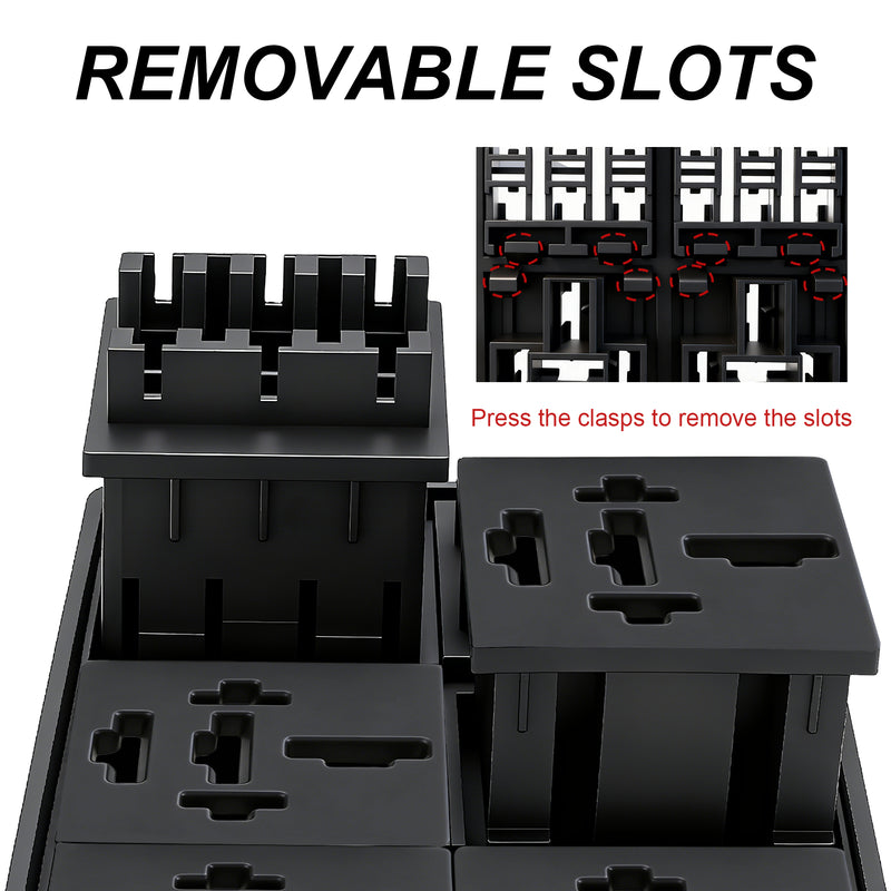 Weasch 12V 6 Way Fuse Relay Box, 4x4-Pin 80Amp Relays and 6 ATC/ATO Blade Fuses, for Cars Truck Marine Boat Jeep-4