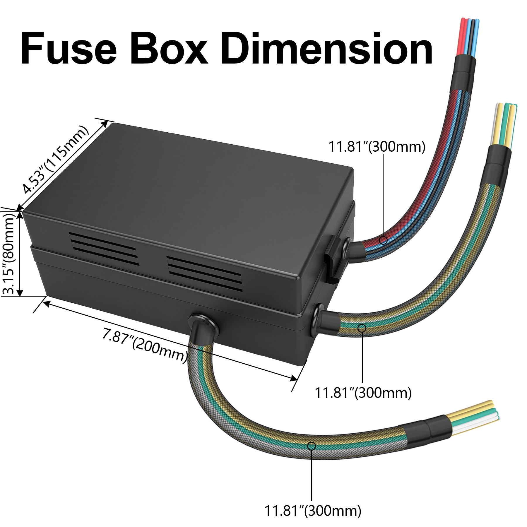 Weasch 12V Relay Box 15 Way Fuse Relay Box, with Pre-Wired, 10 Relays and 15 ATC/ATO Blade Fuses, 5 Pin Relay Block and Kit, for Automotive Car Marine Truck Boat-3