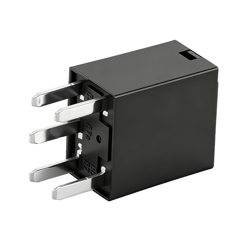 Weasch 10 Pack 5-Pin High Power Relay, DC 12V 30A, Compatible G8V-RH-1C7T-R-DC12 301-1C-C-R1-U01 278002822 7866 D1780C GM Equipment Black Multi-Purpose Relay Fuel Pump Relay-7