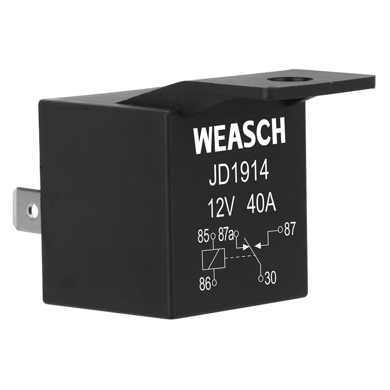 Weasch JD1914 Car Relay, 12V 40/30A, 5 Pin SPDT, Automotive Switches and Starters, Waterproof Relay for Boat Tractor Truck Motorcycle-7