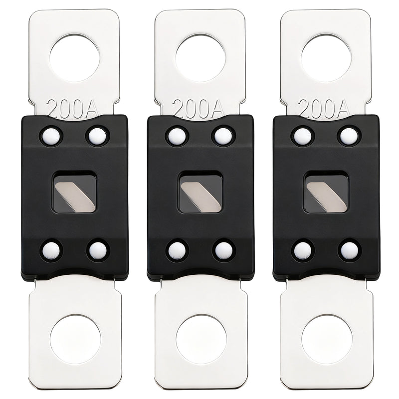 Weasch 32V 200A MEGA/AMG Fuse, High Current Bolt Mount Automotive 200 Amp for Cars, Trucks, Construction Vehicles, Buses, Caravans Cars, Boats-1