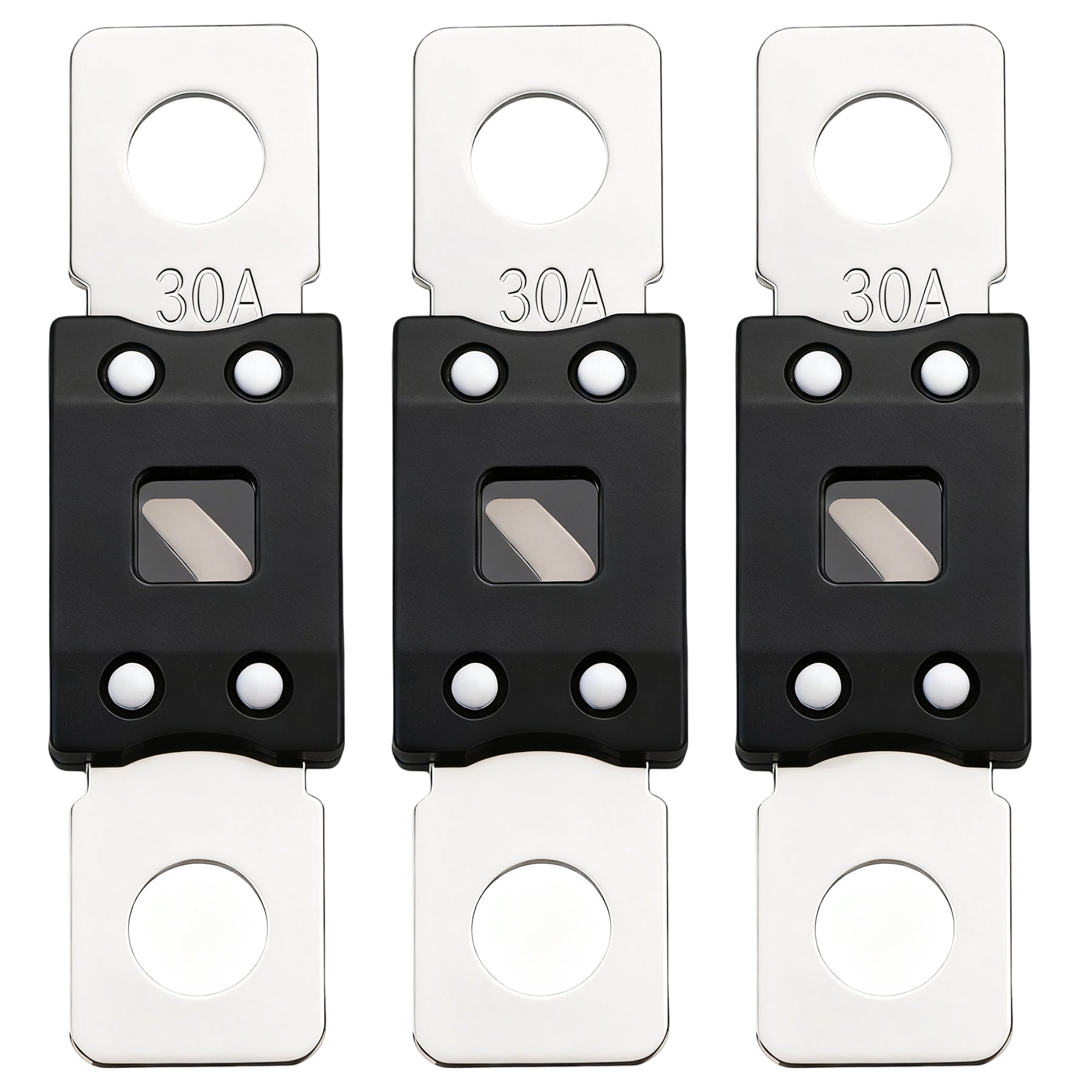 Weasch 32V 30A MEGA/AMG Fuse, High Current Bolt Mount Automotive 30 Amp for Cars, Trucks, Construction Vehicles, Buses, Caravans Cars, Boats-1