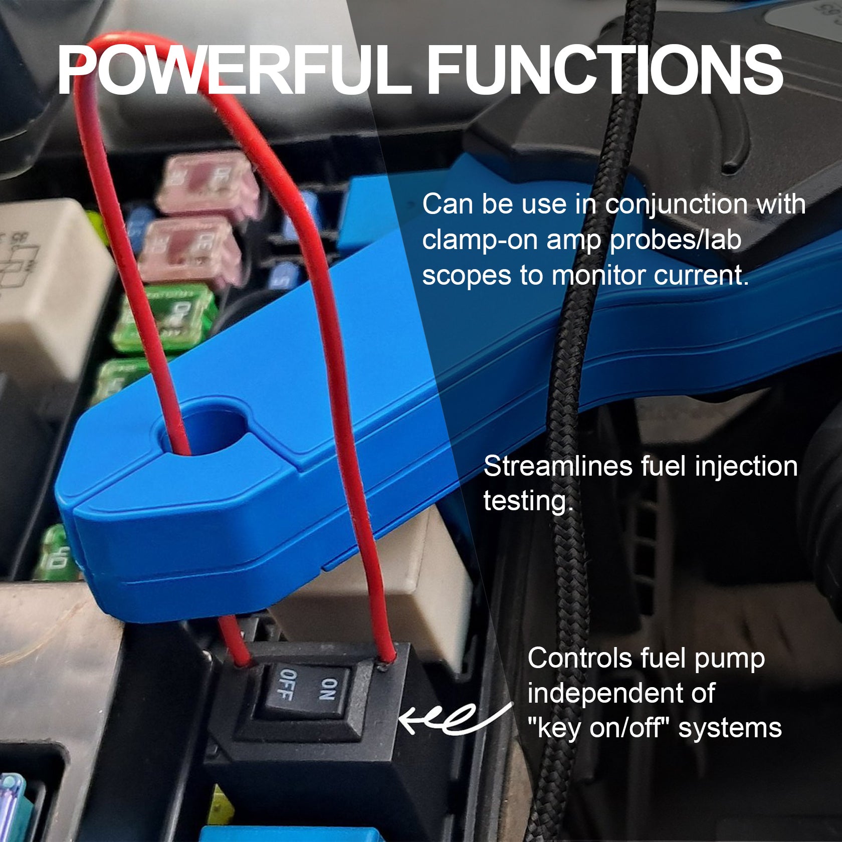 Weasch 9038A Relay Bypass Switch Kit, Amp Loop Fuel Pump Bypass Kit, Relay Tester Pack of 6-5