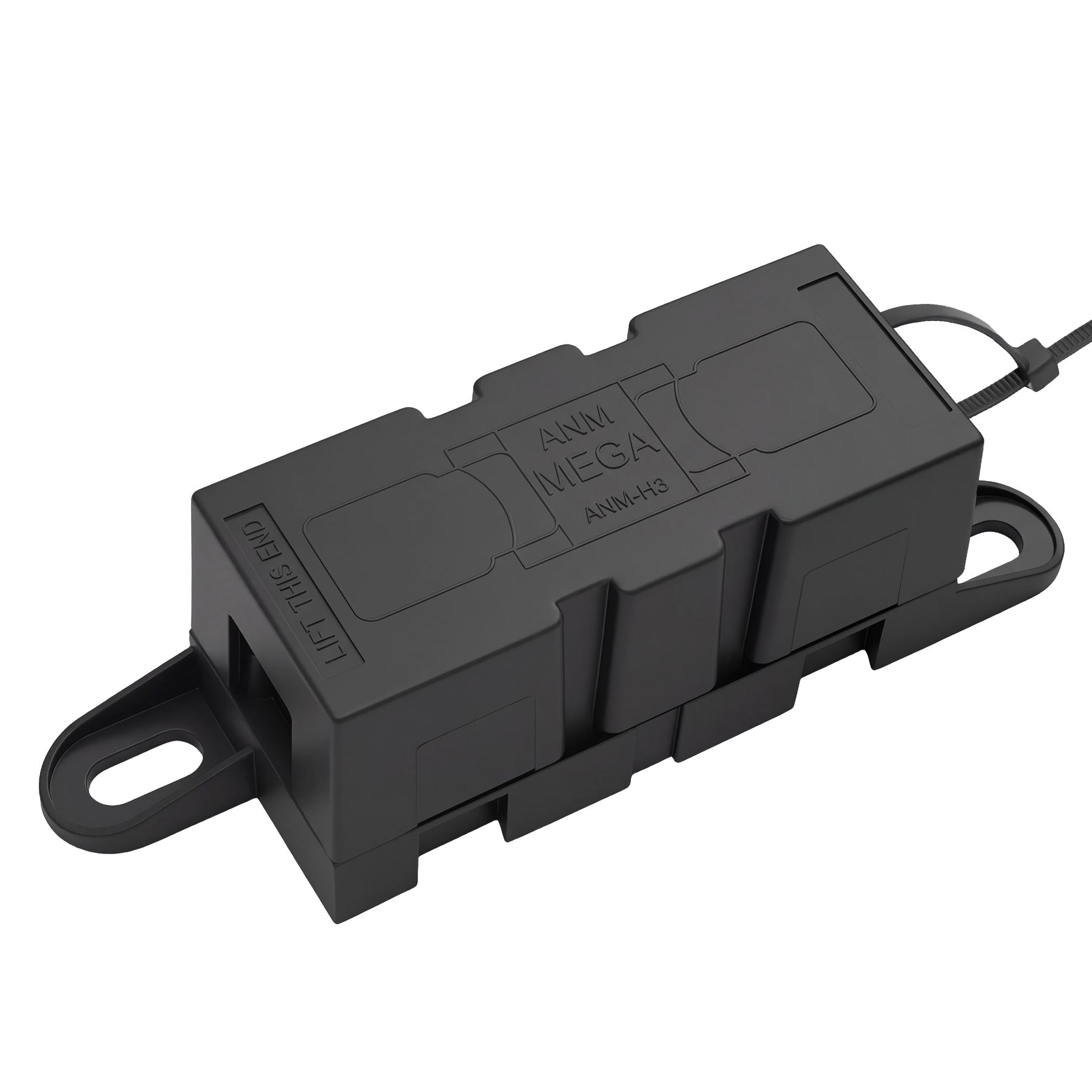 Weasch Heavy Duty MEGA/ANM Fuse Holder, 500A 32V DC / 220V AC Bolt-Down MEGA ANM Fuse Block with Protective Cover, M8 Studs & Interlocking Pins for Automotive Battery Alternator-3