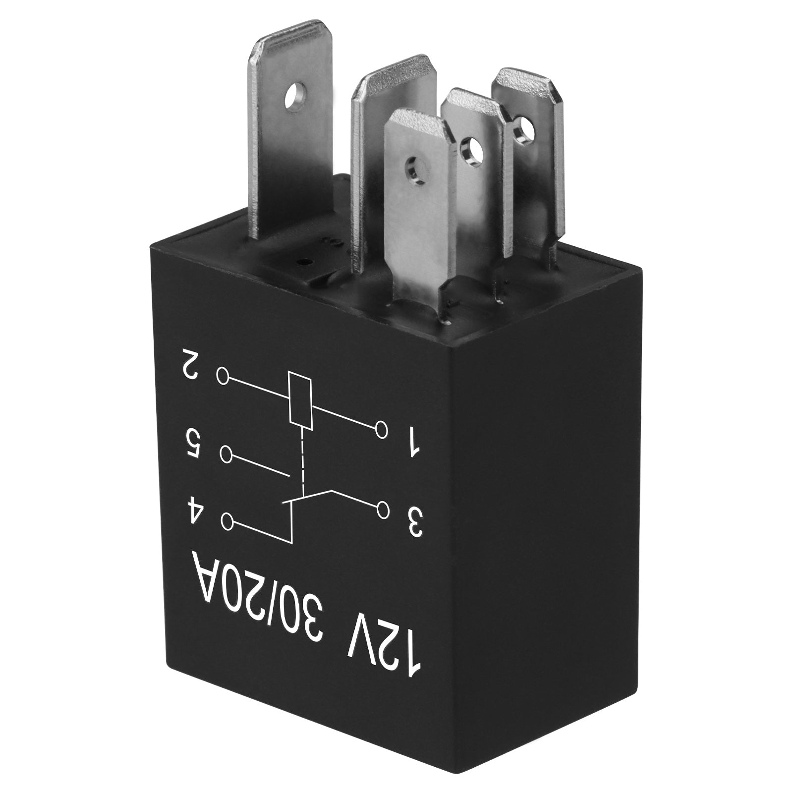 Weasch Heavy Duty Standard Relay, 12V 30A, SPDT 5Pin, Multi-Purpose Replacement Relay Automotive Relay-5