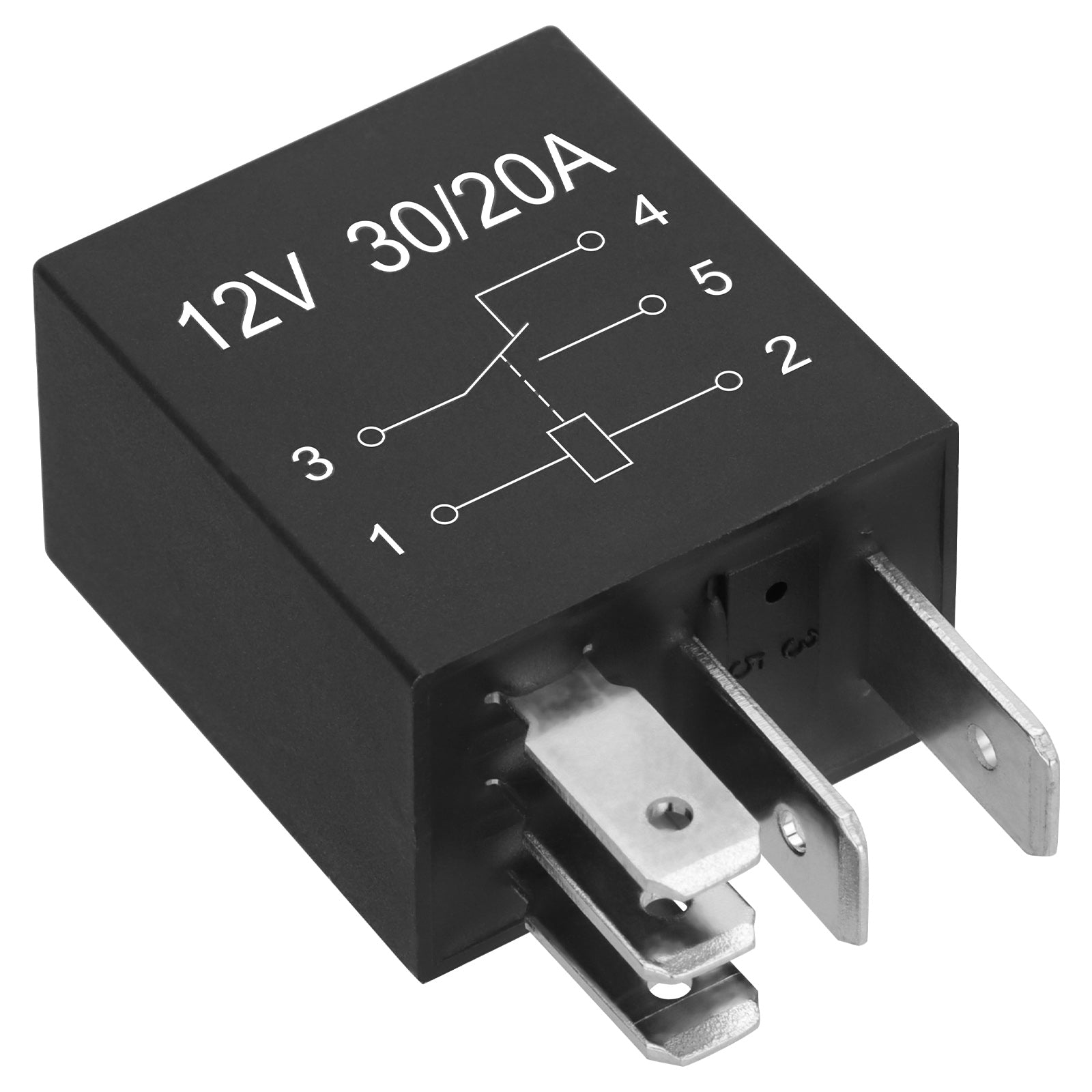 Weasch Heavy Duty Standard Relay, 12V 30A, SPDT 5Pin, Multi-Purpose Replacement Relay Automotive Relay-7