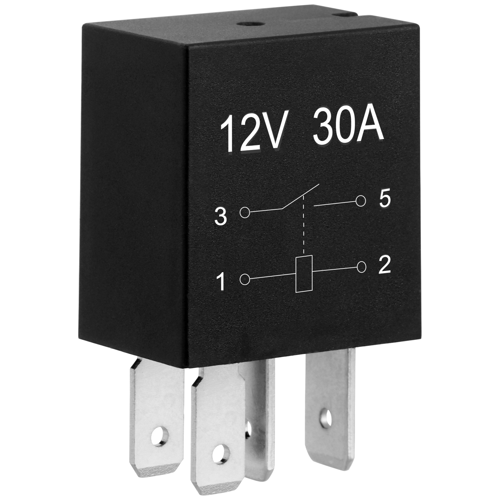 Weasch Heavy Duty Standard Relay, 12V 30A, SPST 4Pin, Multi-Purpose Replacement Relay Automotive Relays-1