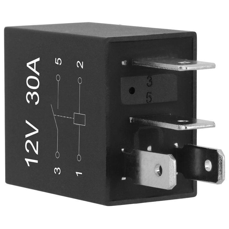 Weasch Heavy Duty Standard Relay, 12V 30A, SPST 4Pin, Multi-Purpose Replacement Relay Automotive Relays-6