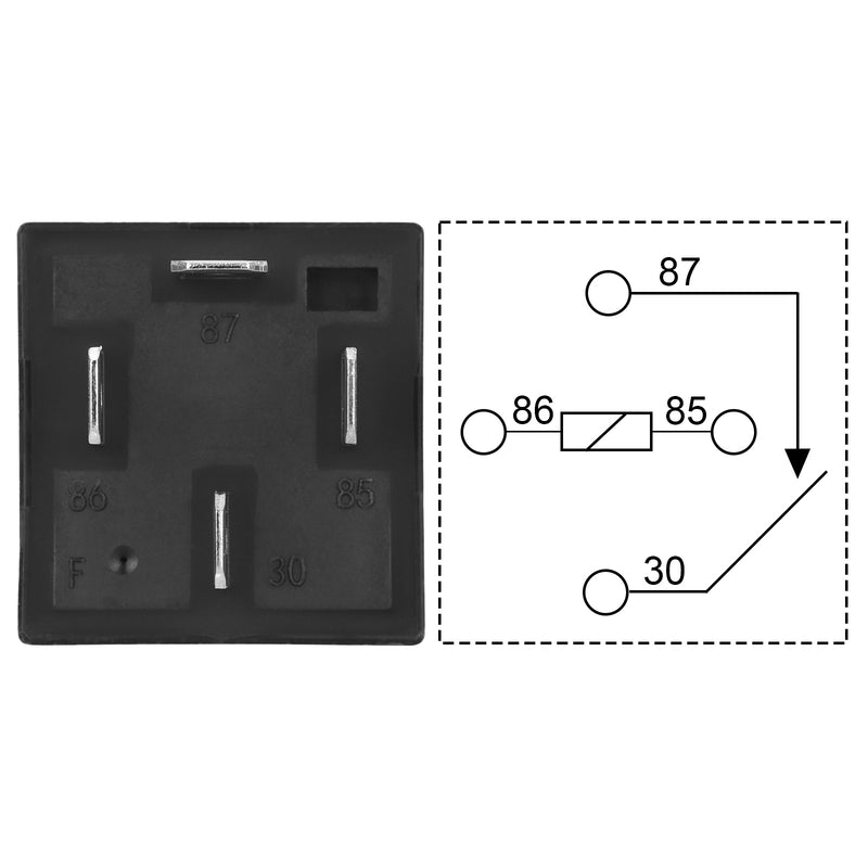 Weasch JD2912 Car Relay, 24V 40A, 4 Pins SPST, Automotive Switches and Starters, Waterproof Relay for Boat Tractor Truck Motorcycle-8