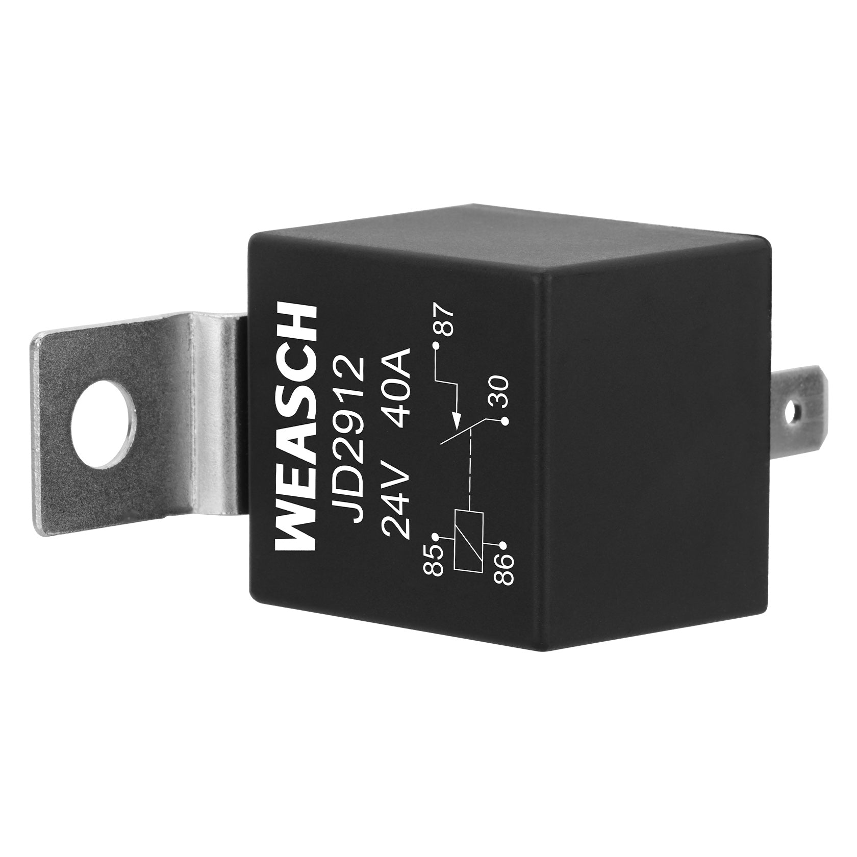 Weasch JD2912 Car Relay, 24V 40A, 4 Pins SPST, Automotive Switches and Starters, Waterproof Relay for Boat Tractor Truck Motorcycle-8