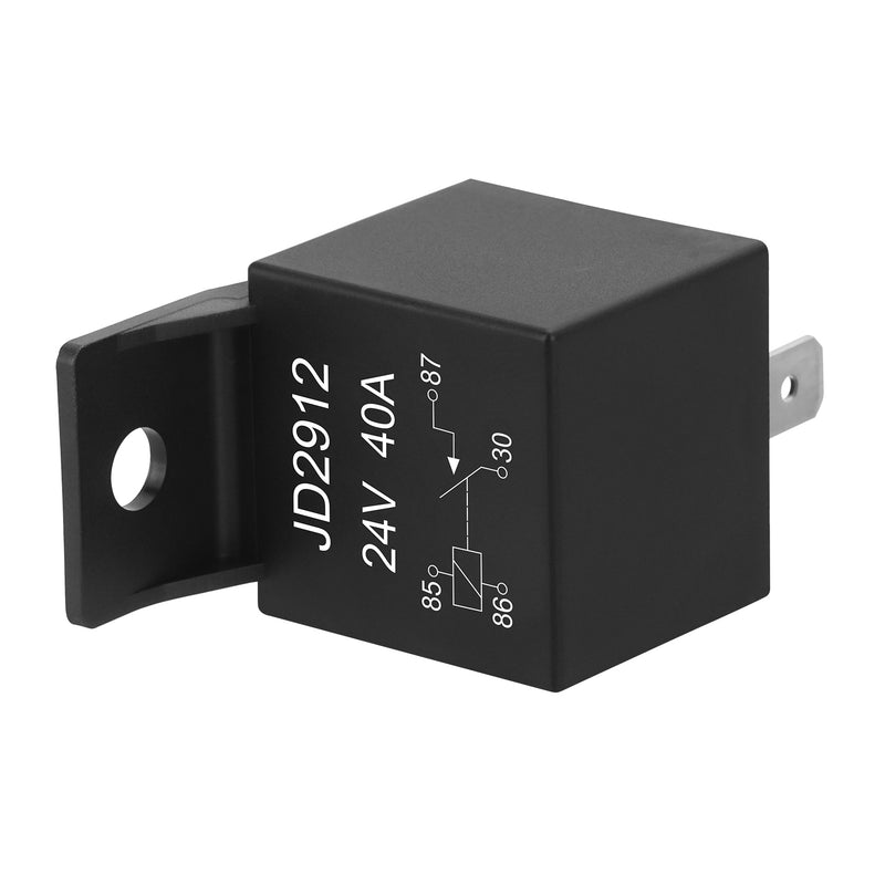 Weasch JD2912 Car Relay, 24V 40A, 4 Pins SPST, Automotive Switches and Starters, Waterproof Relay for Boat Tractor Truck Motorcycle-4