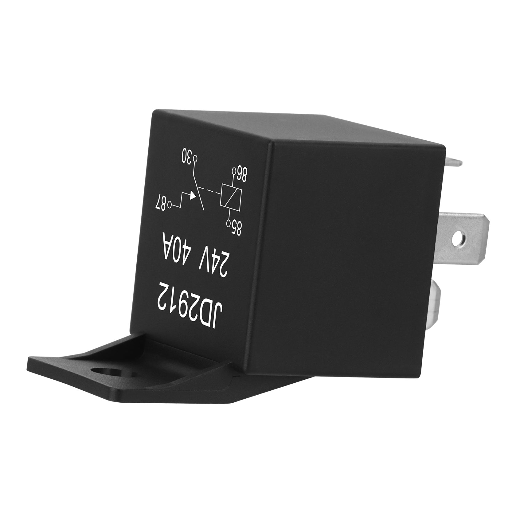 Weasch JD2912 Car Relay, 24V 40A, 4 Pins SPST, Automotive Switches and Starters, Waterproof Relay for Boat Tractor Truck Motorcycle-5