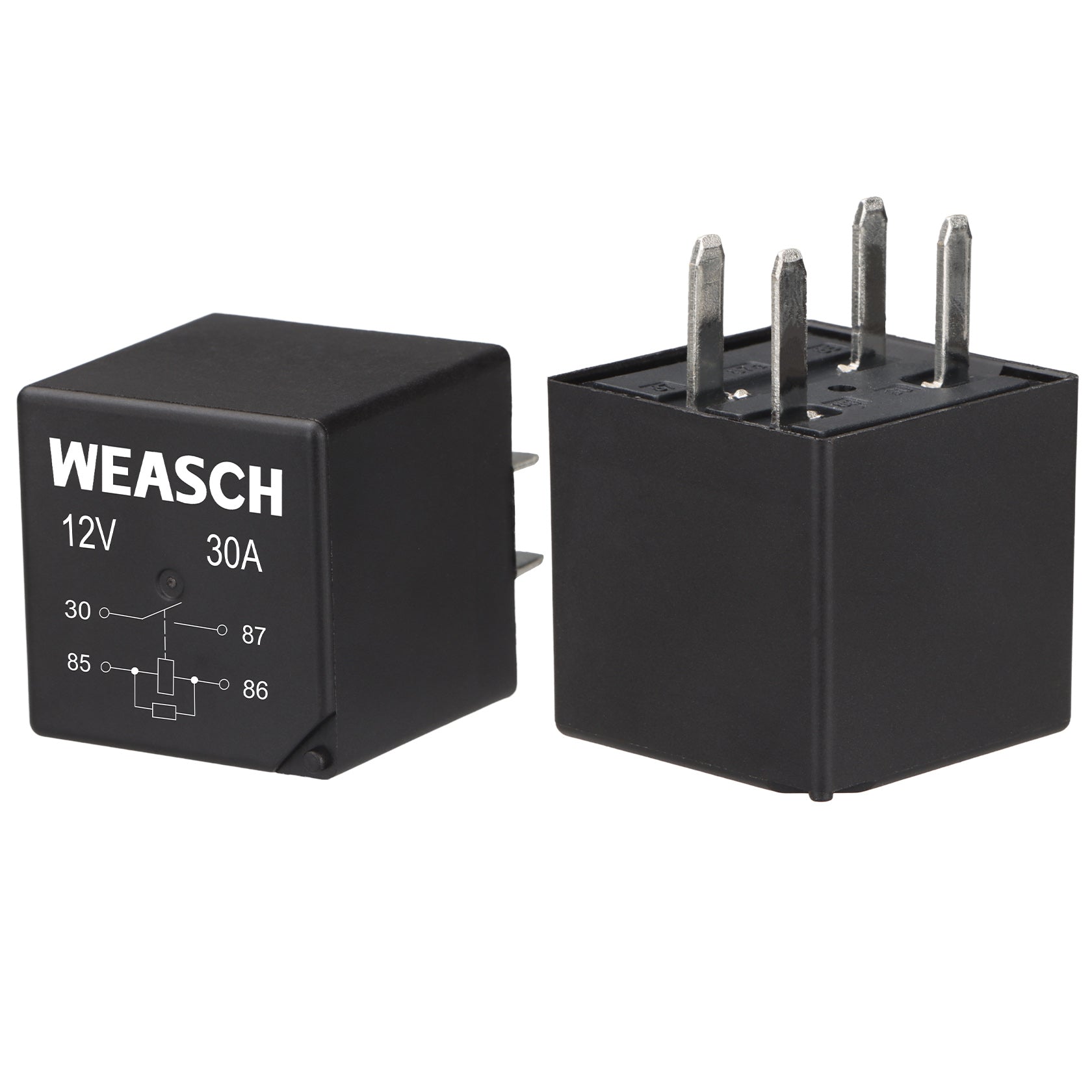 Weasch Professional Multi-Purpose Relay, 1 Form A 30A 4 Pins with Resistor, Compatible fo D1741C 19106615 12193604 3604 0545620B VF28-11F14-Z05-1