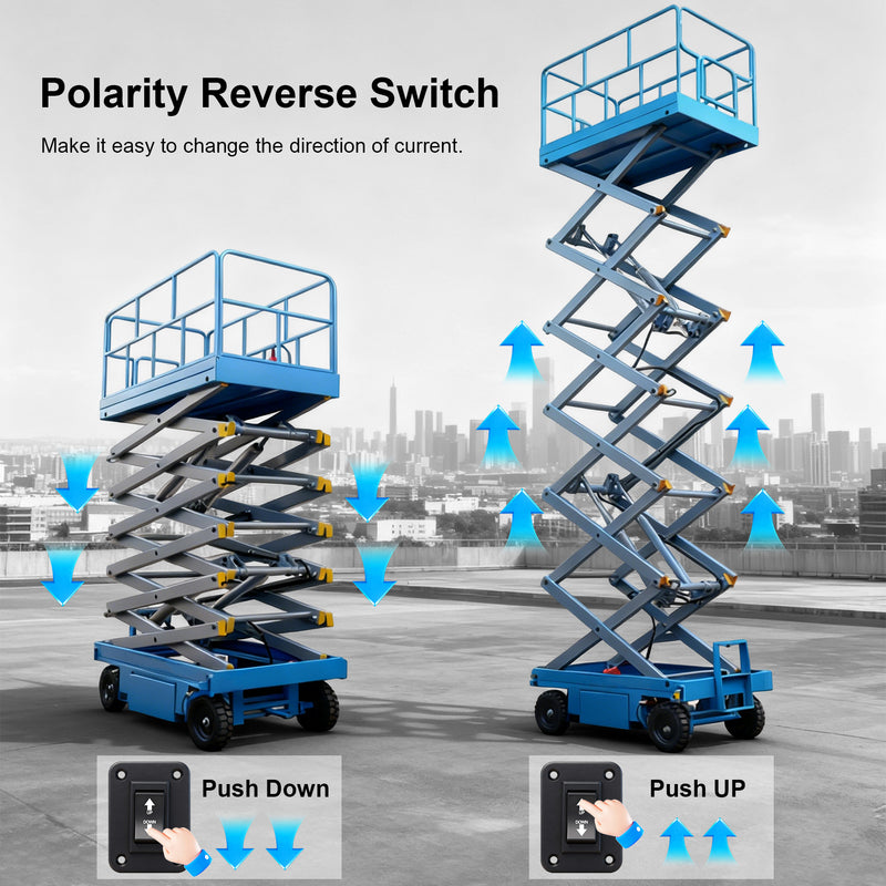 Weasch UP Down Momentary Reverse Polarity Switch, 12V 30A DPDT, Polarity Reversing Rocker Switch with Mounting Plate, for RV PowerJack 5th Wheel Tongue Trailer stabilizer Awning Lift Motor Control-5