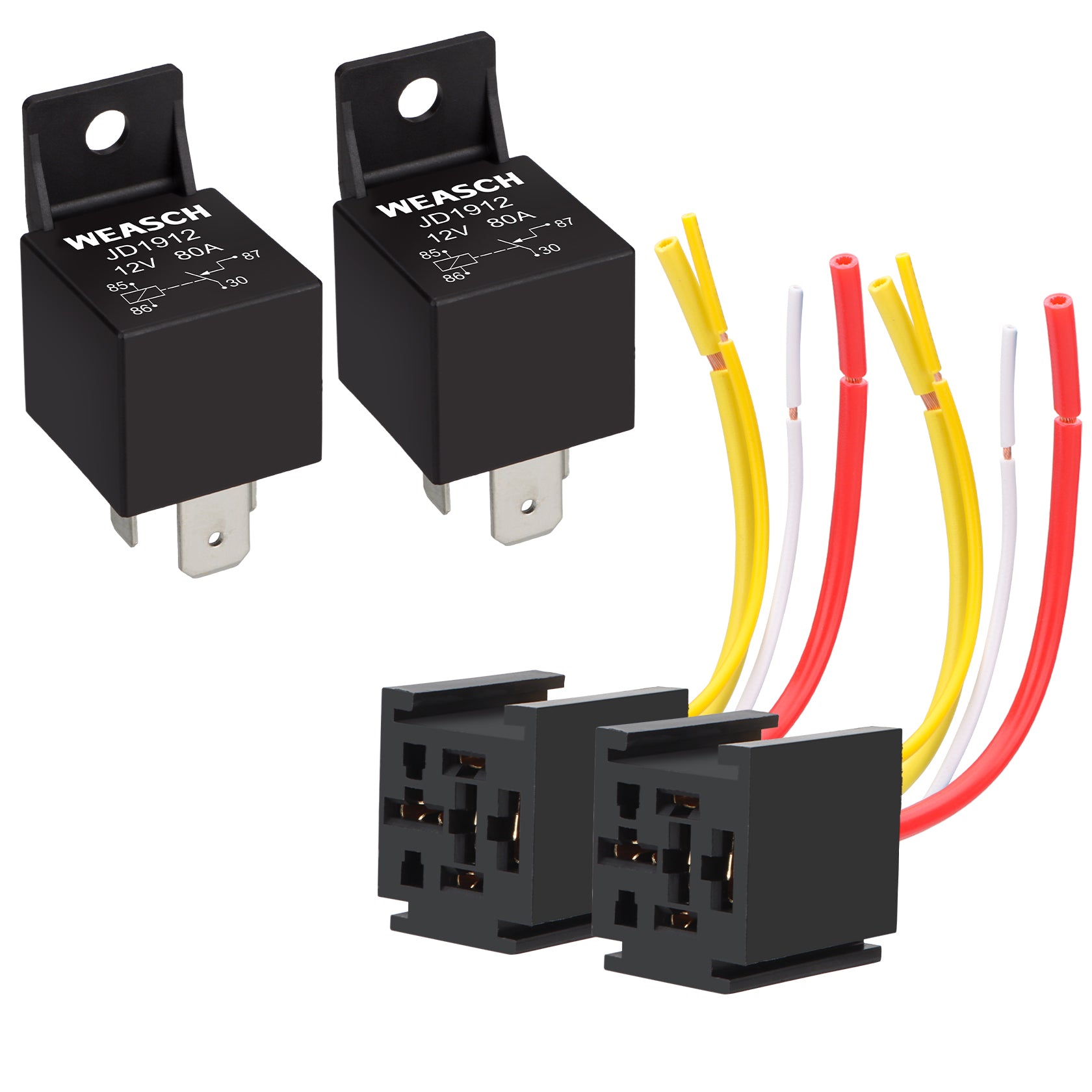 Relè per Auto 4 Pin DC 12V 100A Robusto Relè di Avviamento per Attivare Disattivare Batteria Controllo per Auto Relè per Auto 4 Pin DC 12V 100A Robusto Relè di Avviamento per Attivare Disattivare Batteria Controllo per Auto
