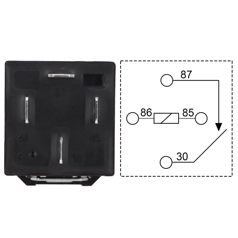Weasch JD2914 Car Relay, 24V 40A, 5 Pin SPDT, Automotive Switches and Starters, Waterproof Relay for Boat Tractor Truck Motorcycle-6
