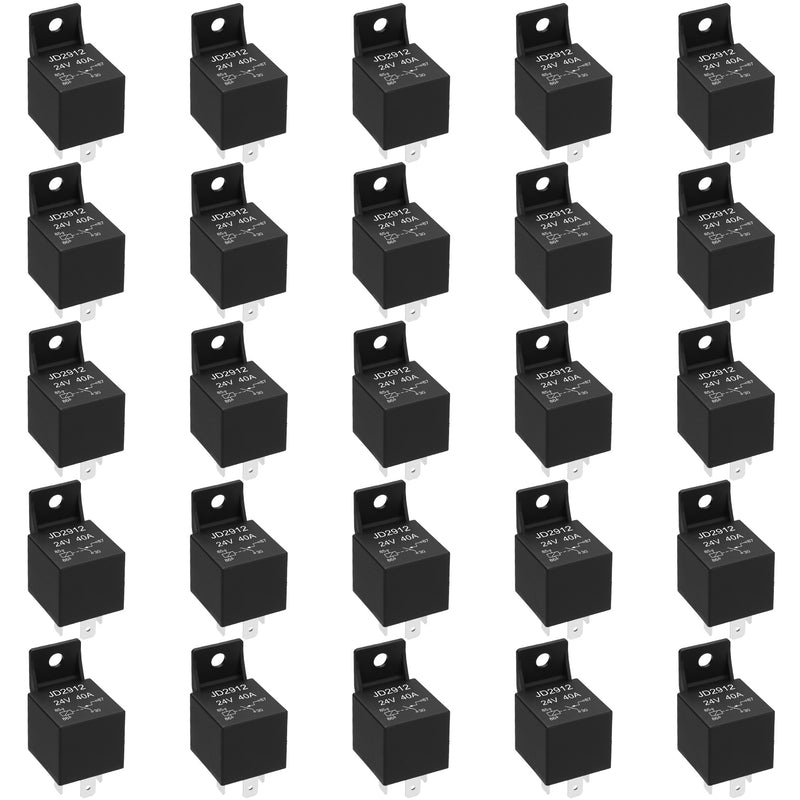 Weasch JD2914 Car Relay, 24V 40A, 5 Pin SPDT, Automotive Switches and Starters, Waterproof Relay for Boat Tractor Truck Motorcycle-2